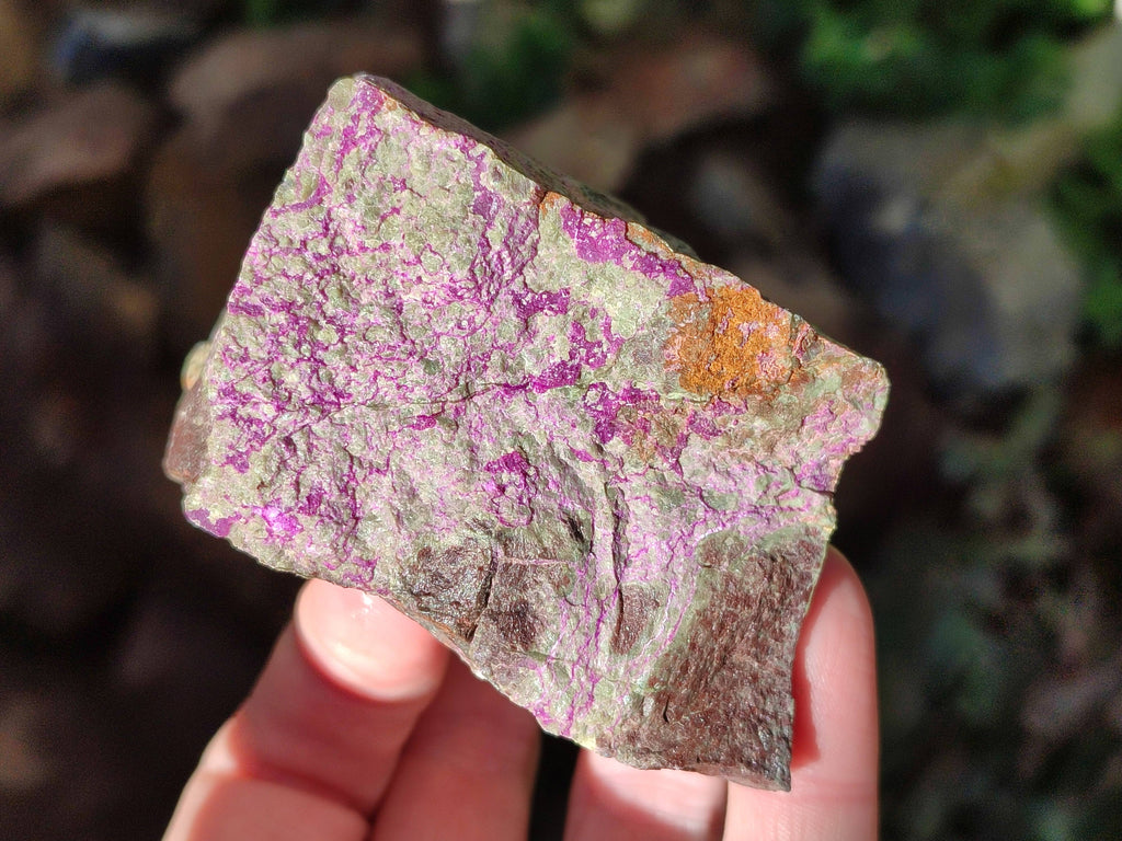 Natural Cobbed Stichtite Specimens x 6 From Barberton, South Africa - Toprock Gemstones and Minerals 