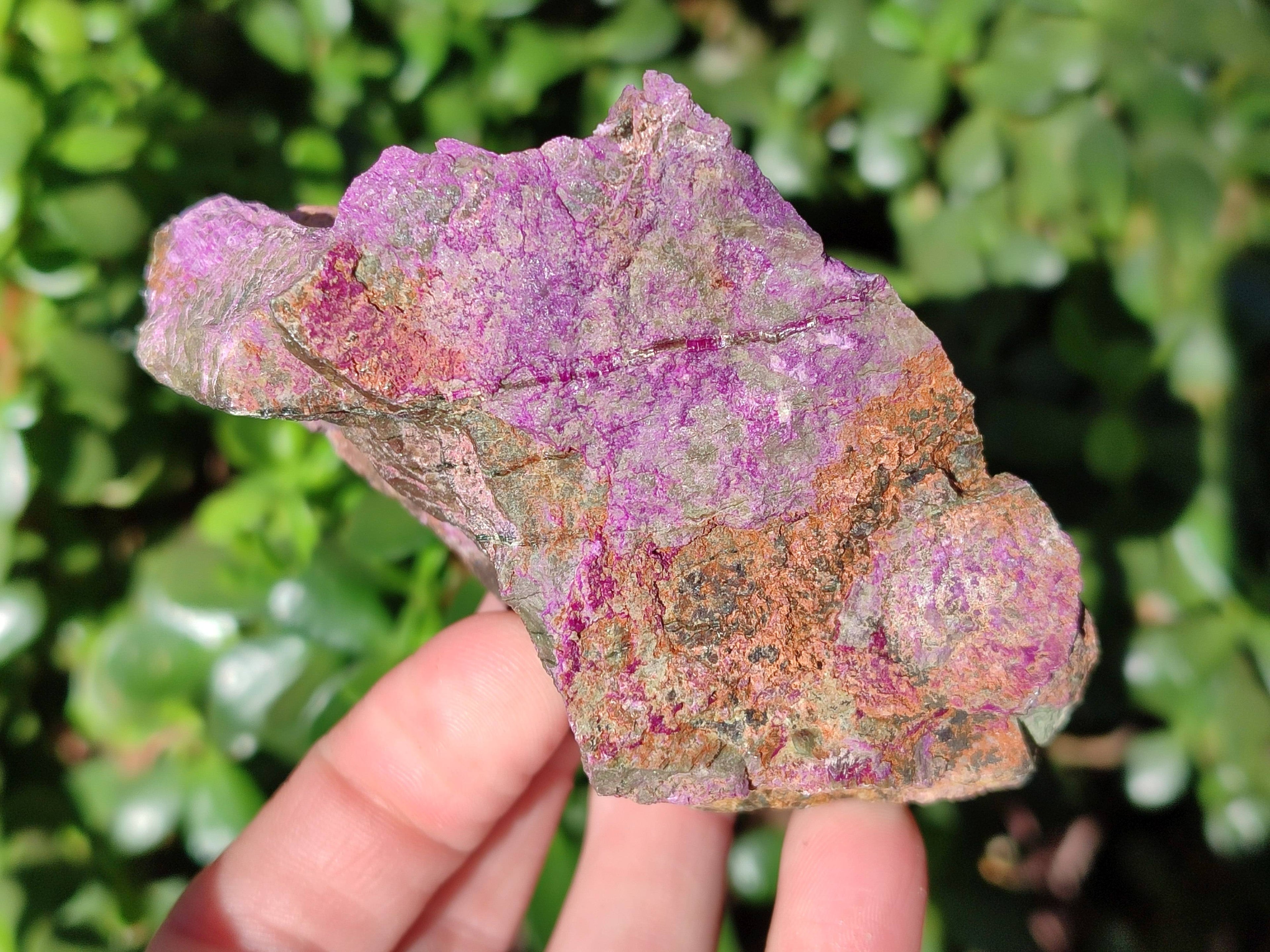 Natural Cobbed Stichtite Specimens x 6 From Barberton, South Africa - Toprock Gemstones and Minerals 