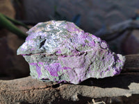 Natural Cobbed Stichtite Specimens x 6 From Barberton, South Africa