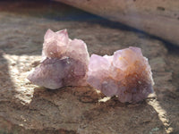 Natural Amethyst Spirit Quartz Clusters x 20 From Boekenhouthoek, South Africa