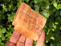 Natural Sunset Orange Calcite Specimens x 4 From Spitzkop, Namibia