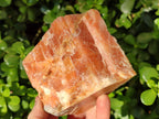 Natural Sunset Orange Calcite Specimens x 4 From Spitzkop, Namibia - Toprock Gemstones and Minerals 