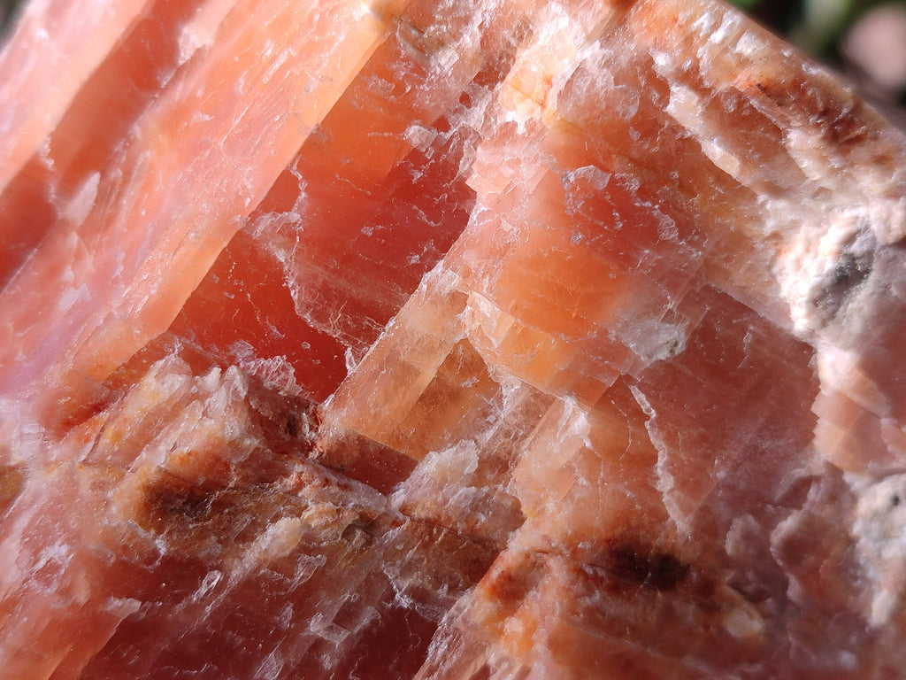 Natural Sunset Orange Calcite Specimens x 4 From Spitzkop, Namibia - Toprock Gemstones and Minerals 
