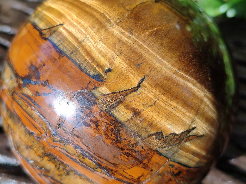 Polished Tigers Eye Sphere x 1 From Prieska, South Africa - Toprock Gemstones and Minerals 