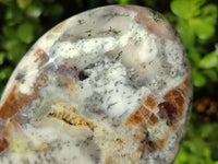Polished Dendritic Opal Standing Free Forms x 2 From Madagascar