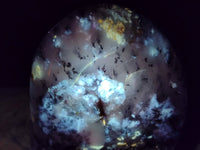 Polished Dendritic Opal Standing Free Forms x 2 From Madagascar