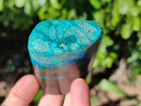 Polished Shattuckite Free Forms x 6 From Kaokoveld, Namibia