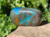 Polished Shattuckite Free Forms x 6 From Kaokoveld, Namibia