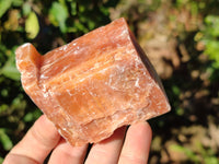 Natural Sunset Orange Calcite Specimens x 6 From Spitzkop, Namibia