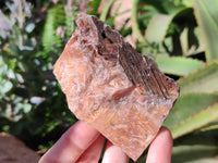 Natural Sunset Orange Calcite Specimens x 6 From Spitzkop, Namibia