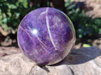 Polished Lepidolite Spheres x 2 From Ambatondrazaka, Madagascar - Toprock Gemstones and Minerals 