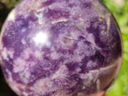 Polished Lepidolite Spheres x 2 From Ambatondrazaka, Madagascar - Toprock Gemstones and Minerals 