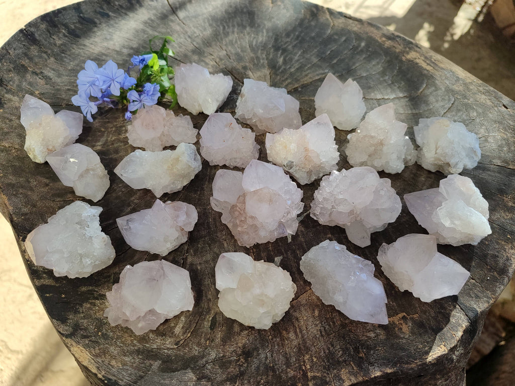 Natural Spirit Quartz Crystals x 20 From Boekenhouthoek, South Africa - Toprock Gemstones and Minerals 