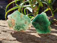 Polished On One Side Emerald Mtorolite x 12 From Mutorashanga, Zimbabwe