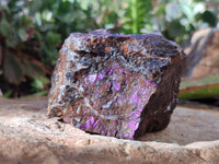 Natural Metallic Purpurite Specimens x 6 From Erongo, Namibia