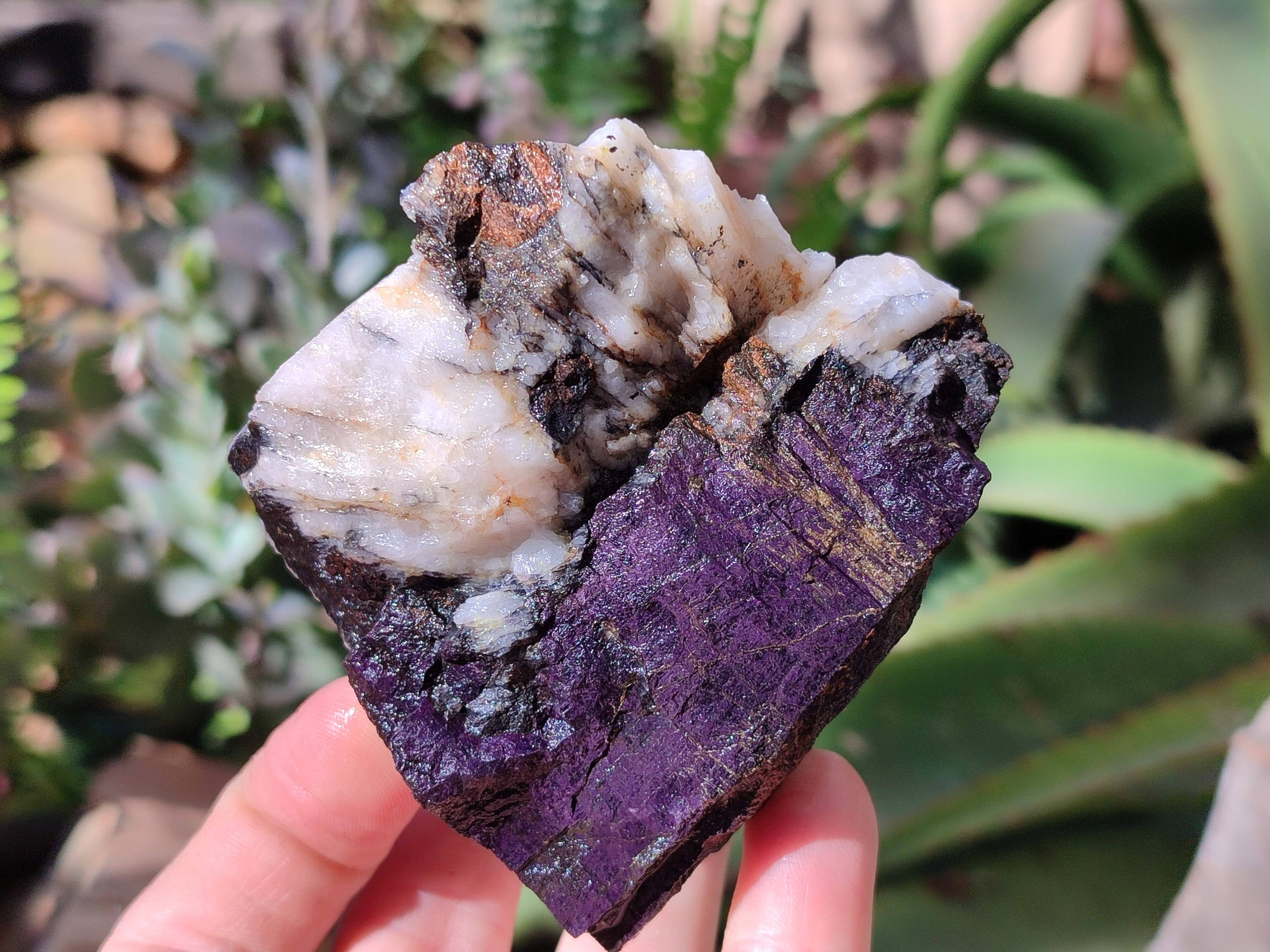 Natural Metallic Purpurite Specimens x 6 From Erongo, Namibia - Toprock Gemstones and Minerals 