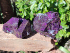 Natural Metallic Purpurite Specimens x 6 From Erongo, Namibia - Toprock Gemstones and Minerals 