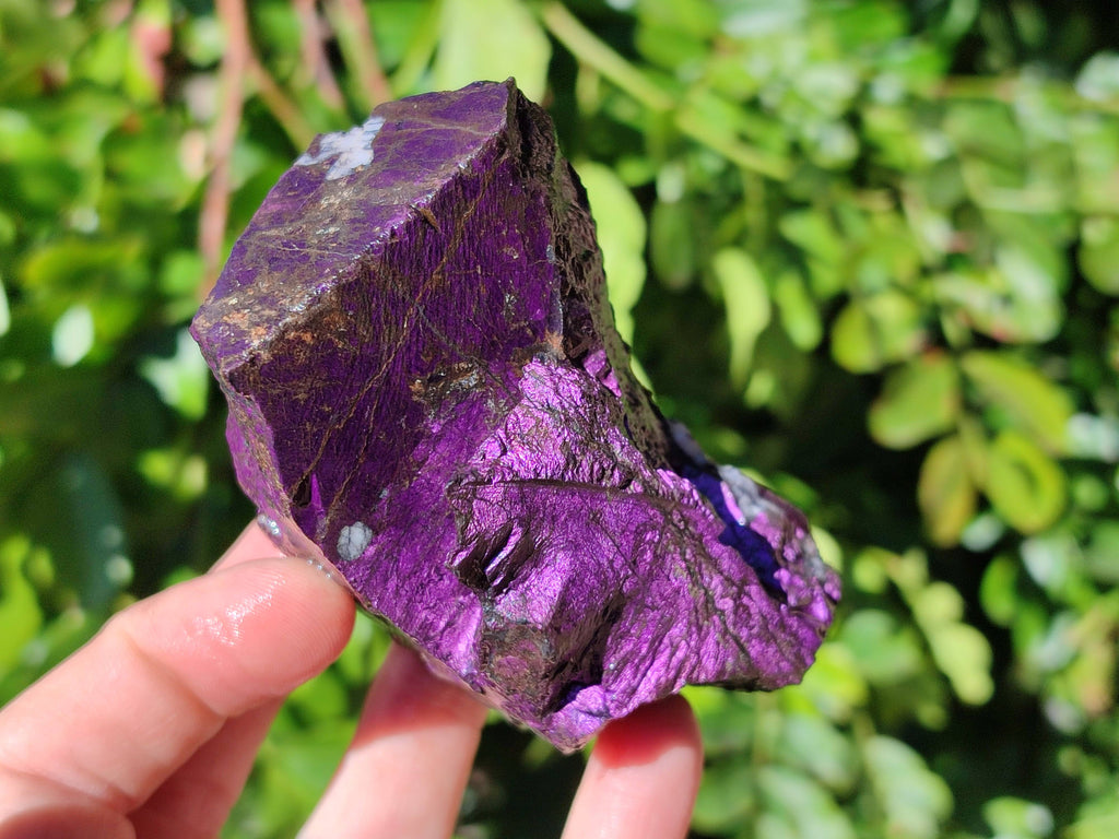 Natural Metallic Purpurite Specimens x 6 From Erongo, Namibia - Toprock Gemstones and Minerals 