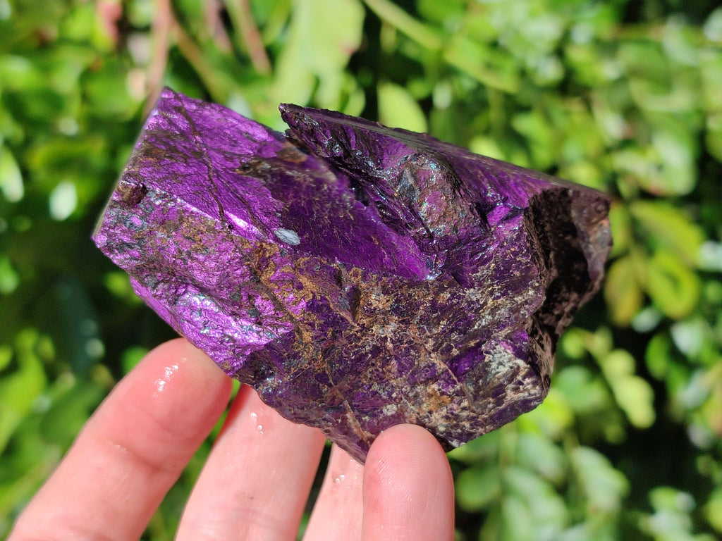 Natural Metallic Purpurite Specimens x 6 From Erongo, Namibia - Toprock Gemstones and Minerals 