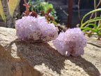 Natural Amethyst Spirit Quartz Clusters x 6 From Boekenhouthoek, South Africa - Toprock Gemstones and Minerals 