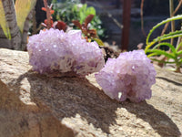 Natural Amethyst Spirit Quartz Clusters x 6 From Boekenhouthoek, South Africa