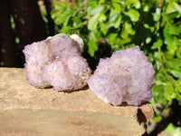 Natural Amethyst Spirit Quartz Clusters x 6 From Boekenhouthoek, South Africa