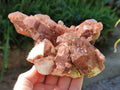 Natural Red Hematoid Quartz Clusters x 3 From Karoi, Zimbabwe - Toprock Gemstones and Minerals 