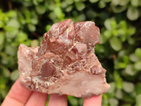 Natural Red Hematoid Quartz Clusters x 3 From Karoi, Zimbabwe