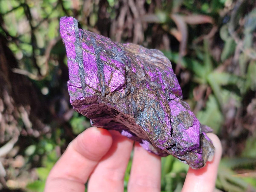 Natural Metallic Purpurite Specimens x 6 From Erongo, Namibia - Toprock Gemstones and Minerals 