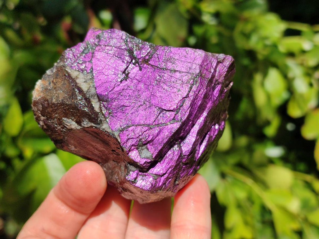 Natural Metallic Purpurite Specimens x 6 From Erongo, Namibia - Toprock Gemstones and Minerals 