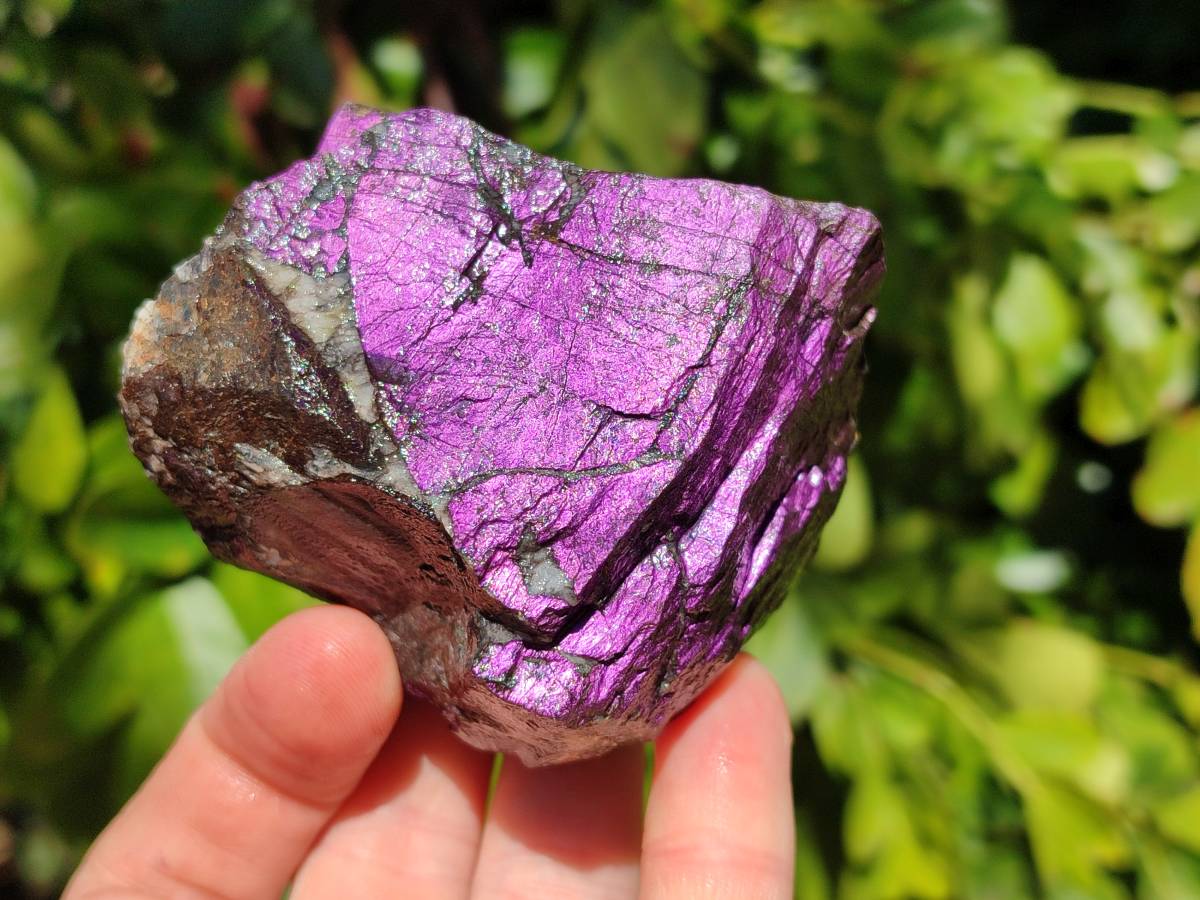 Natural Metallic Purpurite Specimens x 6 From Erongo, Namibia - Toprock Gemstones and Minerals 