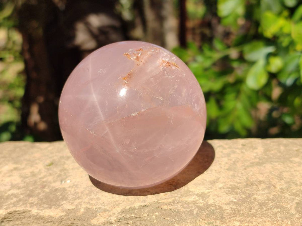 Polished Rose Quartz Spheres x 4 From Madagascar - Toprock Gemstones and Minerals 