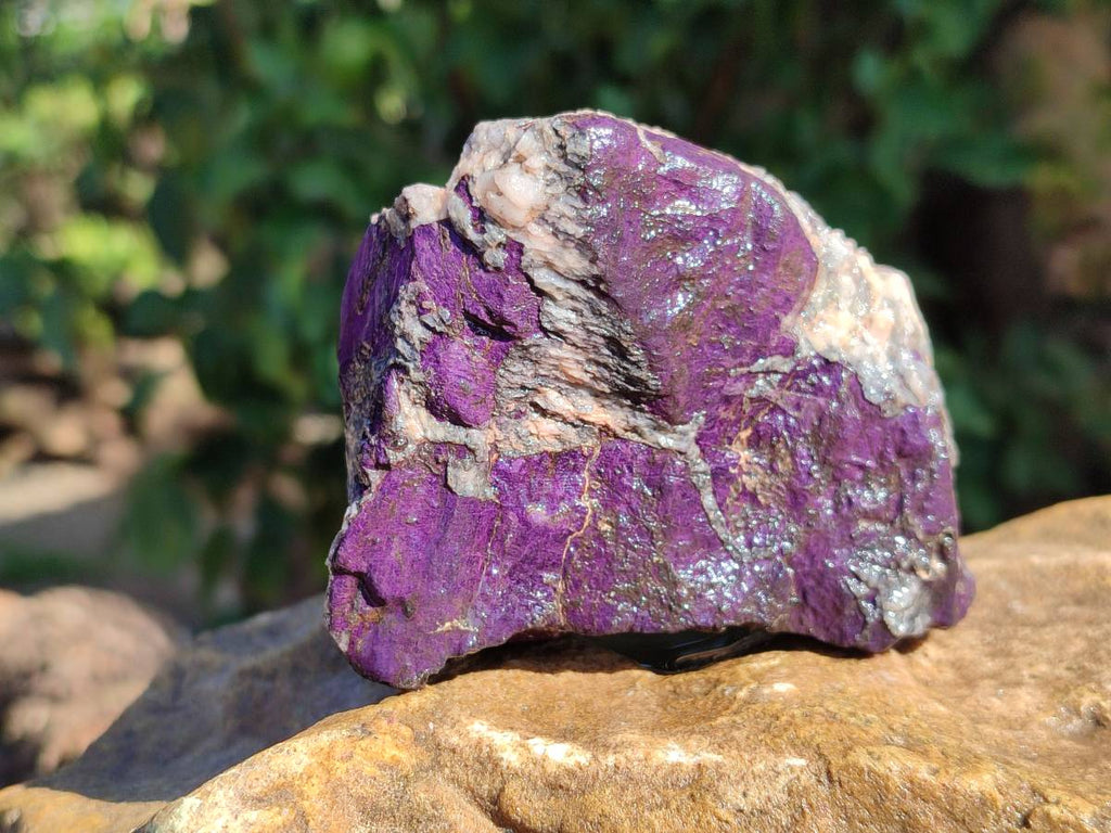 Natural Metallic Purpurite Specimens x 6 From Erongo, Namibia - Toprock Gemstones and Minerals 
