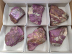 Natural Metallic Purpurite Specimens x 6 From Erongo, Namibia - Toprock Gemstones and Minerals 