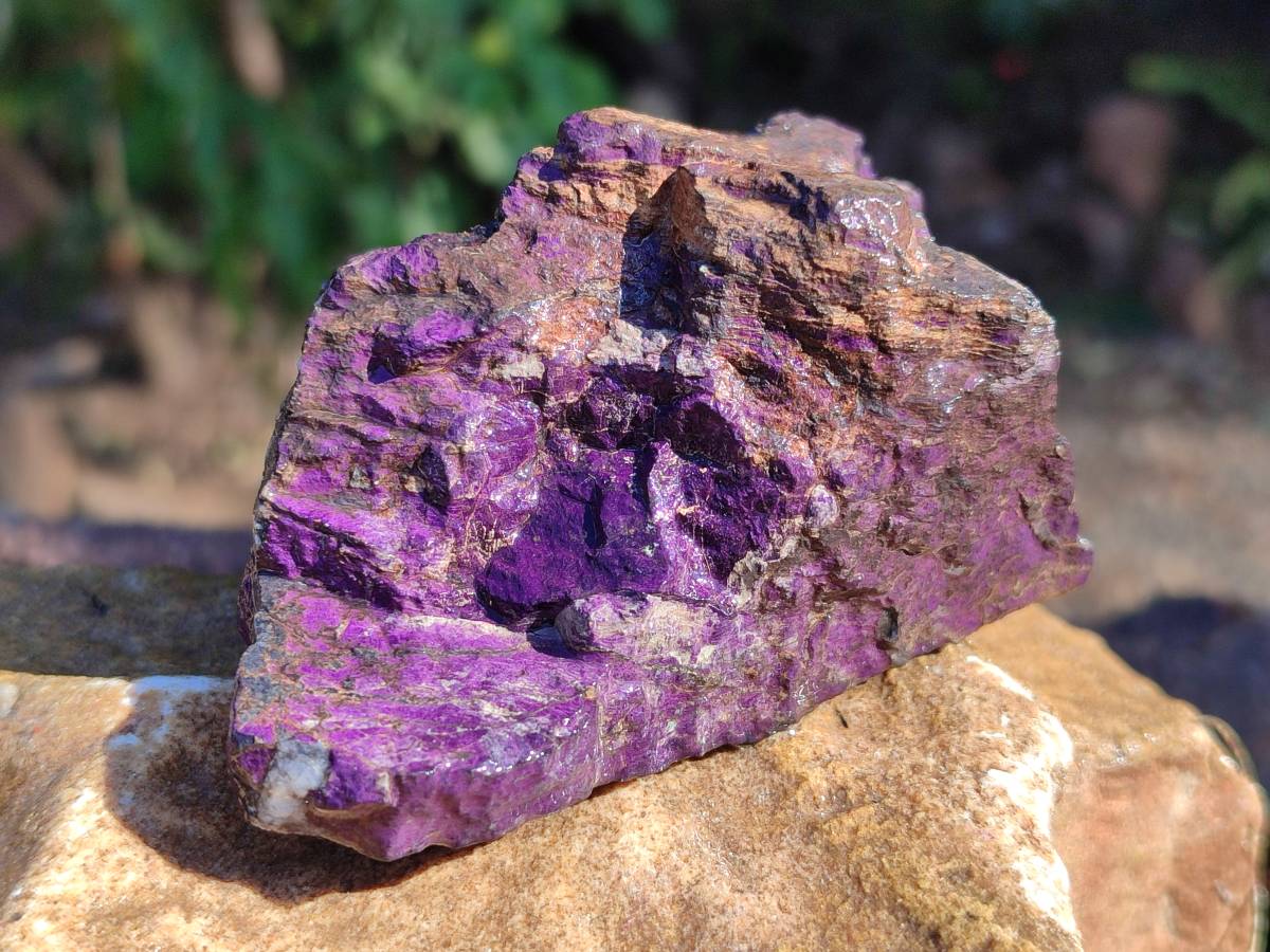 Natural Metallic Purpurite Specimens x 6 From Erongo, Namibia - Toprock Gemstones and Minerals 