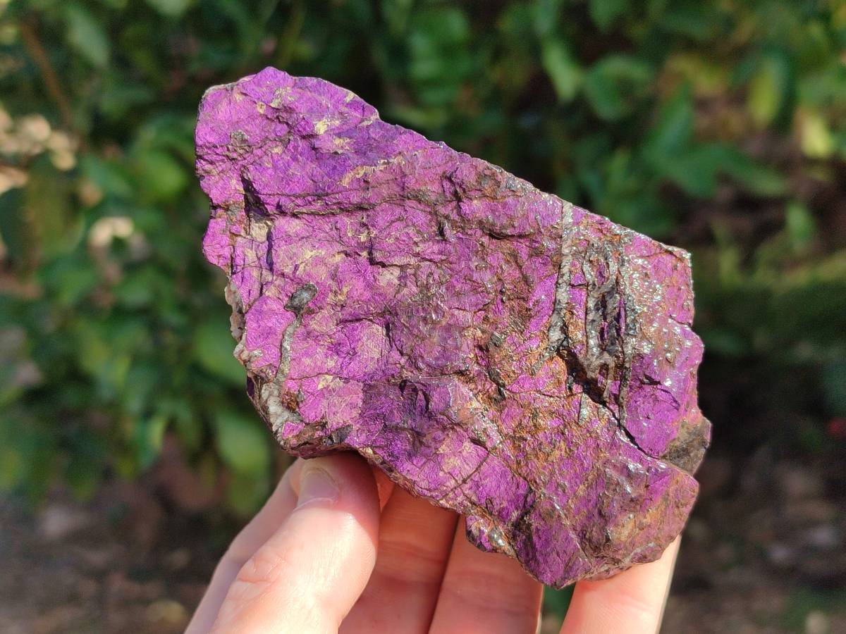 Natural Metallic Purpurite Specimens x 6 From Erongo, Namibia - Toprock Gemstones and Minerals 