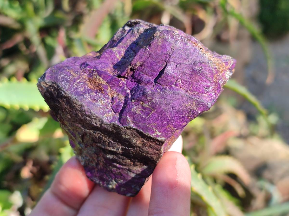 Natural Metallic Purpurite Specimens x 6 From Erongo, Namibia - Toprock Gemstones and Minerals 