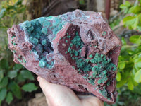 Natural Ball Malachite On Dolomite Matrix Specimen x 1 From Kambove, Congo - Toprock Gemstones and Minerals 