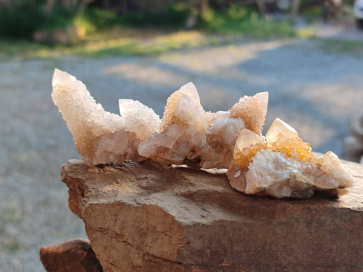 Natural Spirit Quartz Crystals x 35 From South Africa - Toprock Gemstones and Minerals 