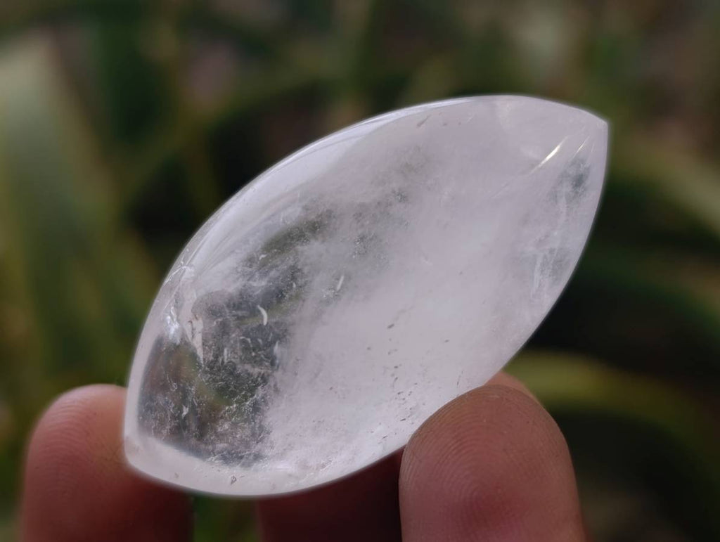 Polished Clear Quartz "Angel Tears" Pendant Pieces x 35 From Madagascar - Toprock Gemstones and Minerals 