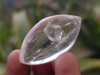 Polished Clear Quartz "Angel Tears" Pendant Pieces x 35 From Madagascar