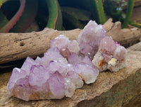 Natural Amethyst Spirit Quartz Clusters x 6 From South Africa