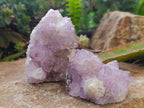 Natural Amethyst Spirit Quartz Clusters x 6 From South Africa - Toprock Gemstones and Minerals 