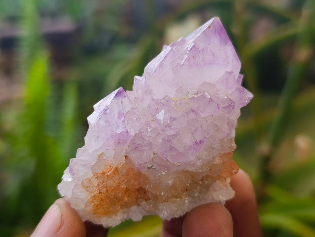 Natural Amethyst Spirit Quartz Clusters x 6 From South Africa - Toprock Gemstones and Minerals 