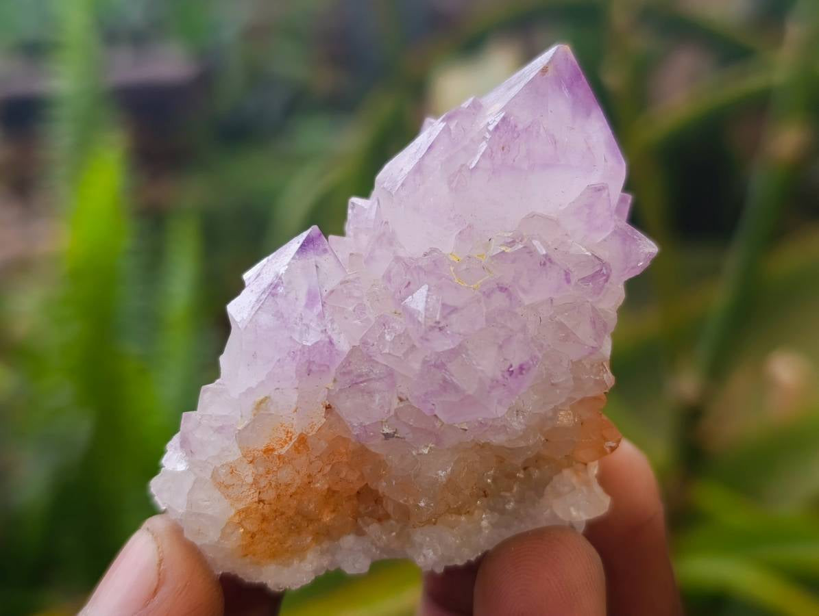 Natural Amethyst Spirit Quartz Clusters x 6 From South Africa - Toprock Gemstones and Minerals 