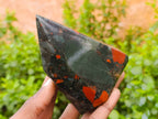 Polished Bloodstone Points x 3 From Swaziland - Toprock Gemstones and Minerals 