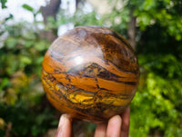 Polished Tigers Eye Sphere x 1 From Prieska, South Africa