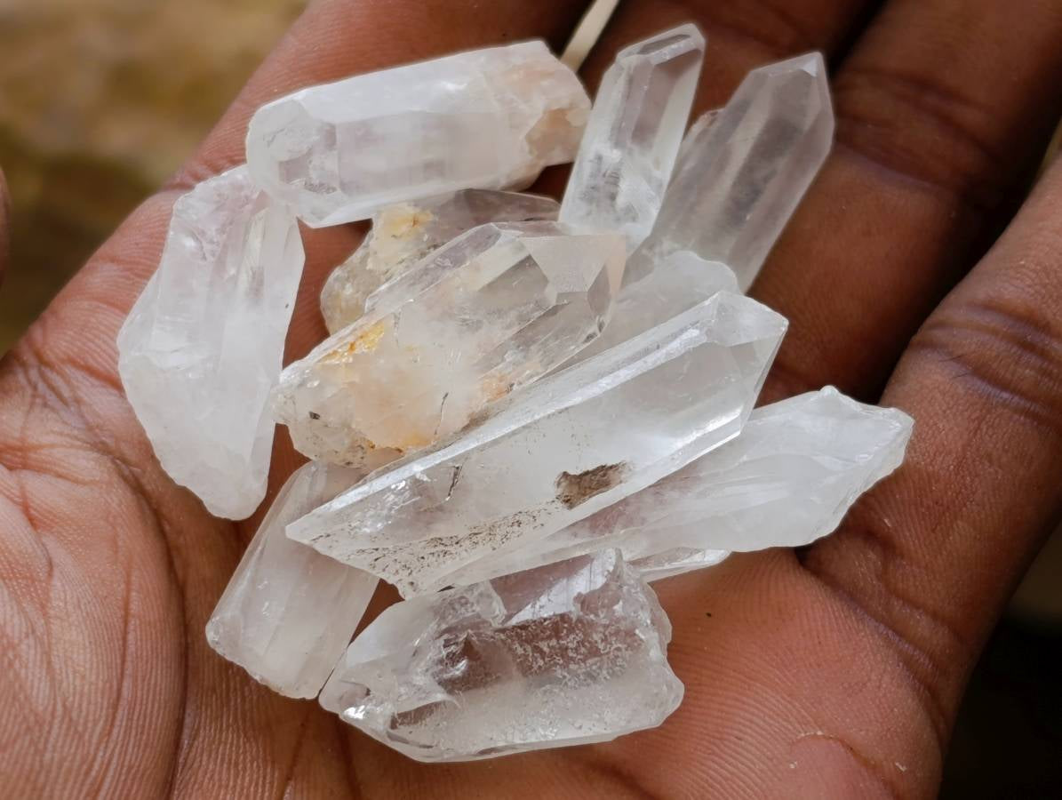 Natural Clear Quartz Crystals x 1.8 Kg Lot From Madagascar - Toprock Gemstones and Minerals 
