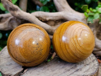 Polished Picture Stone Jasper Spheres x 6 From Ais-Ais, Namibia