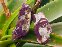 Natural Metallic Purpurite Specimens x 24 From Erongo, Namibia